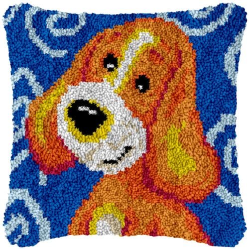Adorable Puppy - Latch Hook Pillow Kit