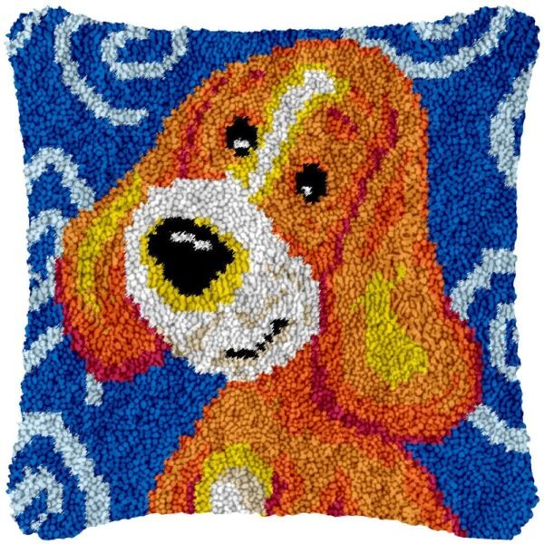 Adorable Puppy - Latch Hook Pillow Kit