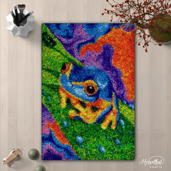 Amazon Frog - Latch Hook Rug kit