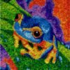 Amazon Frog - Latch Hook Rug kit