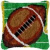 American Football - Latch Hook Pillow Kit