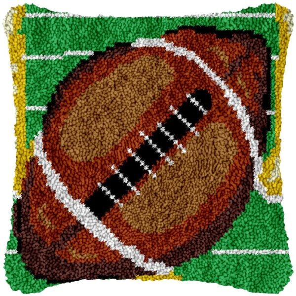 American Football - Latch Hook Pillow Kit