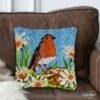 American Robin - Latch Hook Pillow Kit
