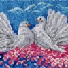 Amorous Dove - Latch Hook Rug Kit