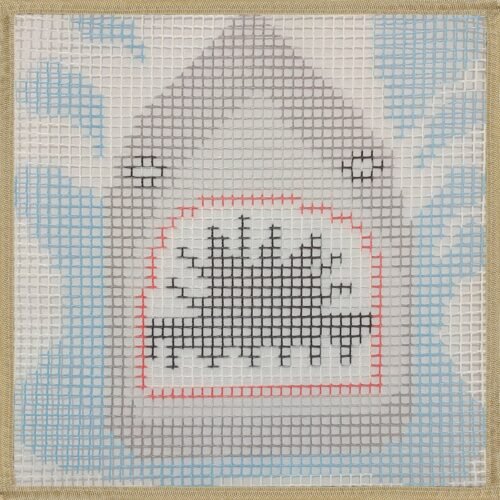Angry Shark - Latch Hook Kit for Kids