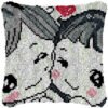 Anime Cuddles - Latch Hook Pillow Kit
