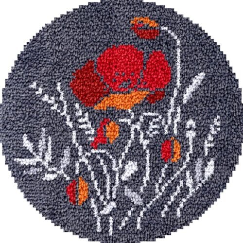 Artistic Flower - Latch Hook Rug Kit