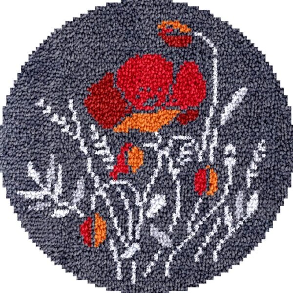 Artistic Flower - Latch Hook Rug Kit