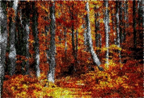 Autumn Park - Latch Hook Rug Kit