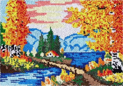 Autumn Retreat - Latch Hook Rug Kit