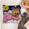 Baby Bear (Pink) - Latch Hook Pillow Kit
