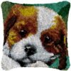 Beagle Love - Latch Hook Pillow Kit