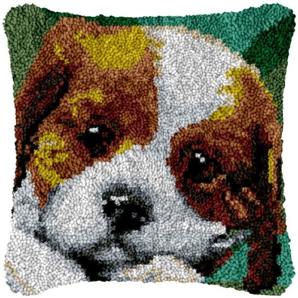 Beagle Love - Latch Hook Pillow Kit