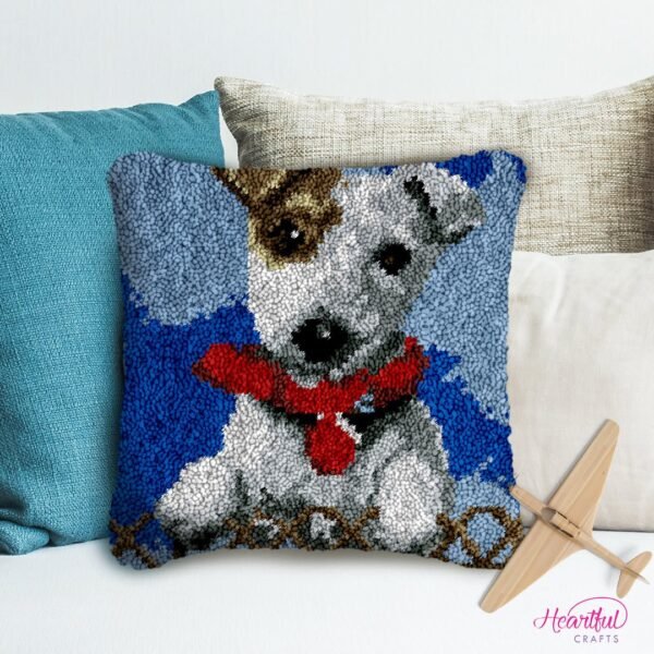 Beagle Pup - Latch Hook Pillow Kit