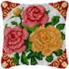 Beautiful Bouquet - Latch Hook Pillow Kit