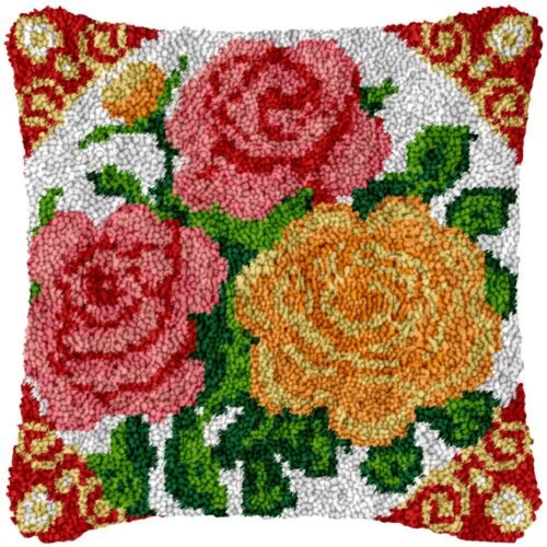 Beautiful Bouquet - Latch Hook Pillow Kit