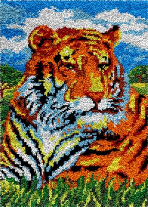 Bengal Tiger - Latch Hook Rug Kit