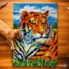 Bengal Tiger - Latch Hook Rug Kit