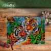 Big Cat Lovers - Latch Hook Rug Kit