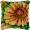 Big Sunflower - Latch Hook Pillow Kit