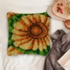 Big Sunflower - Latch Hook Pillow Kit