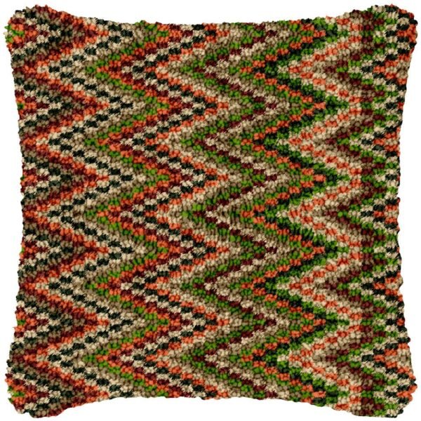 Big Zigs and Zags - Latch Hook Pillow Kit