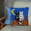 Black and White - Latch Hook Pillow Kit