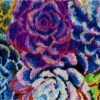 Blossoming Succulents - Latch Hook Rug Kit