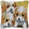 Bonding Pups - Latch Hook Pillow Kit