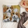 Bonding Pups - Latch Hook Pillow Kit