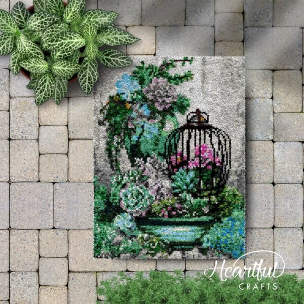 Bonsai Garden - Latch Hook Rug Kit
