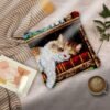 Bookworm Cat - Latch Hook Pillow Kit