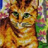 Bored Kitty - Latch Hook Rug Kit