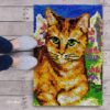 Bored Kitty - Latch Hook Rug Kit