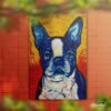 Boston Terrier - Latch Hook Rug Kit