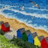 Bright Beach Houses - Latch Hook Rug Kit