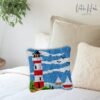 Bright Blue Skies - Latch Hook Pillow Kit