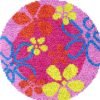 Bright Flowers - Latch Hook Rug Kit