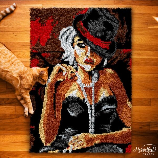Broadway Dancer - Latch Hook Rug Kit