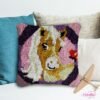 Brown Pony - Latch Hook Pillow Kit