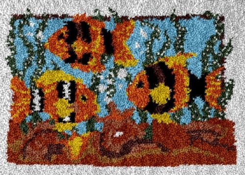 Bubbly Aquarium - Latch Hook Rug Kit
