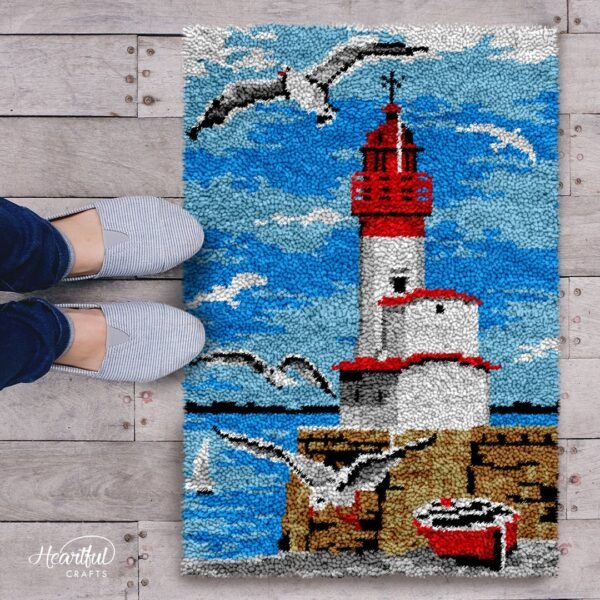 Busy Pier - Latch Hook Rug Kit