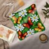 Butterfly Flowers - Latch Hook Pillow Kit