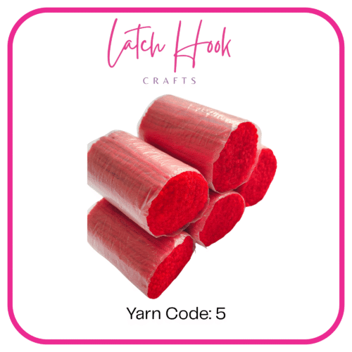 Candy Apple Red Latch Hook Yarn
