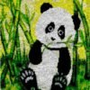 Carefree Panda - Latch Hook Rug Kit