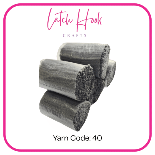 Charcoal Slate Latch Hook Yarn