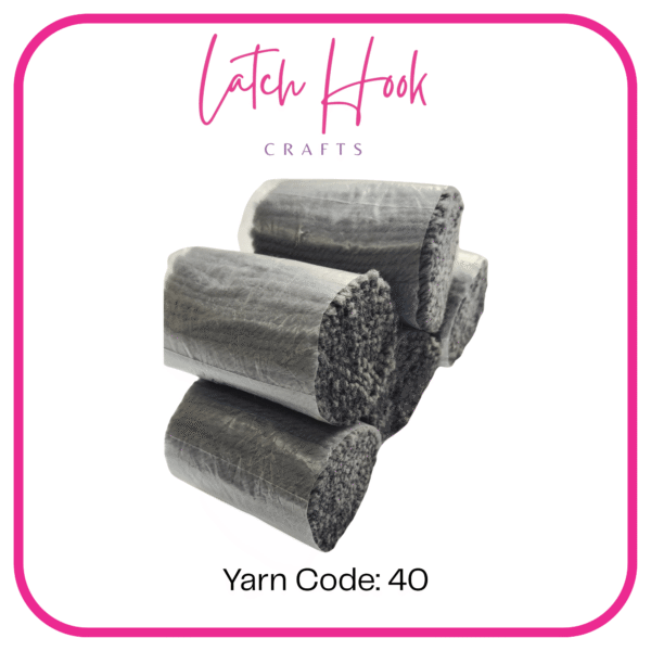 Charcoal Slate Latch Hook Yarn