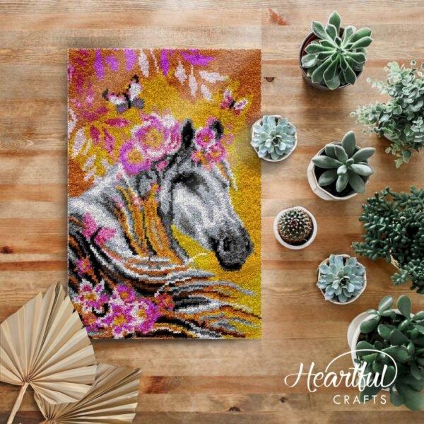 Charming Mare - Latch Hook Rug Kit