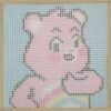 Cheer Care Bear - Latch Hook Kit for Kids