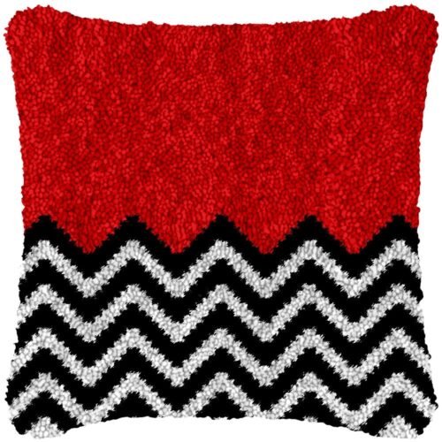 Chevron Stripes - Latch Hook Pillow Kit
